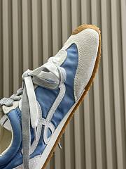 Bagsaaa Loewe Ballet Runner 2.0 in nylon and calfskin Blue/White - 3