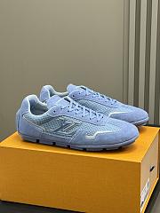 Bagsaaa LV Rally Sneaker Blue Suede - 1