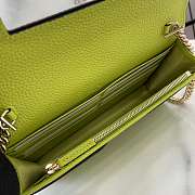 Bagsaaa Gucci GG Marmont wallet on chain 497985 beige & green - 20cm - 2