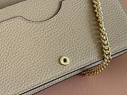 Bagsaaa Gucci GG Marmont wallet on chain 497985 beige & pink - 20cm - 2