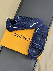 Bagsaaa LV Rally Sneaker Dark Blue Suede - 2