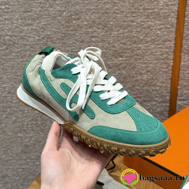 Bagsaaa Hermes Jet sneaker green - 1
