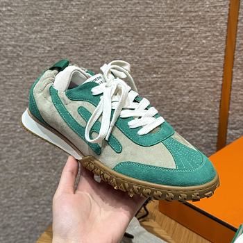 Bagsaaa Hermes Jet sneaker green