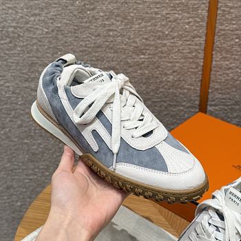 Bagsaaa Hermes Jet sneaker gray