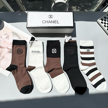 Bagsaaa Chanel Socks Set