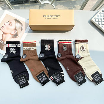 Bagsaaa Combo Burberry Socks