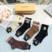Bagsaaa Combo Burberry Socks - 4