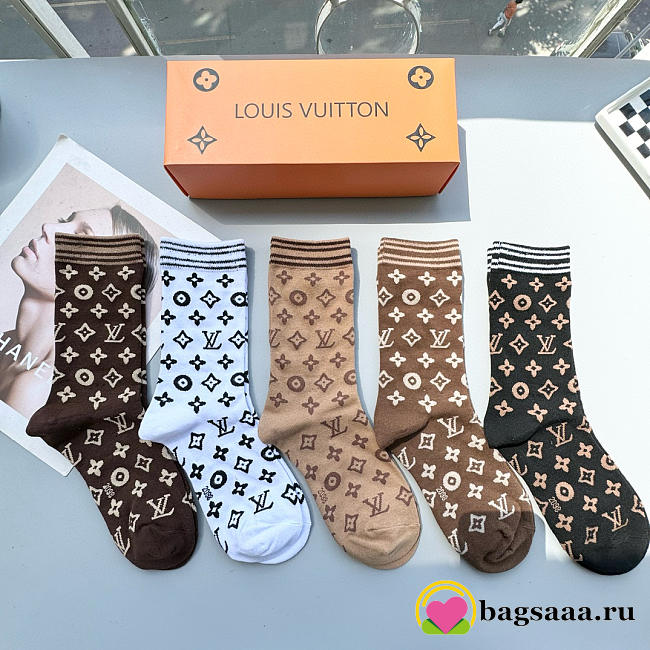 Bagsaaa Combo LV Socks - 1