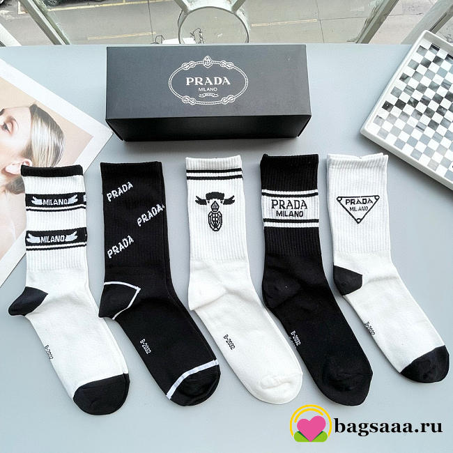 Bagsaaa Combo Prada Socks - 1