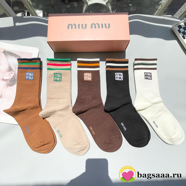 Bagsaaa Combo Miu Miu Socks - 1