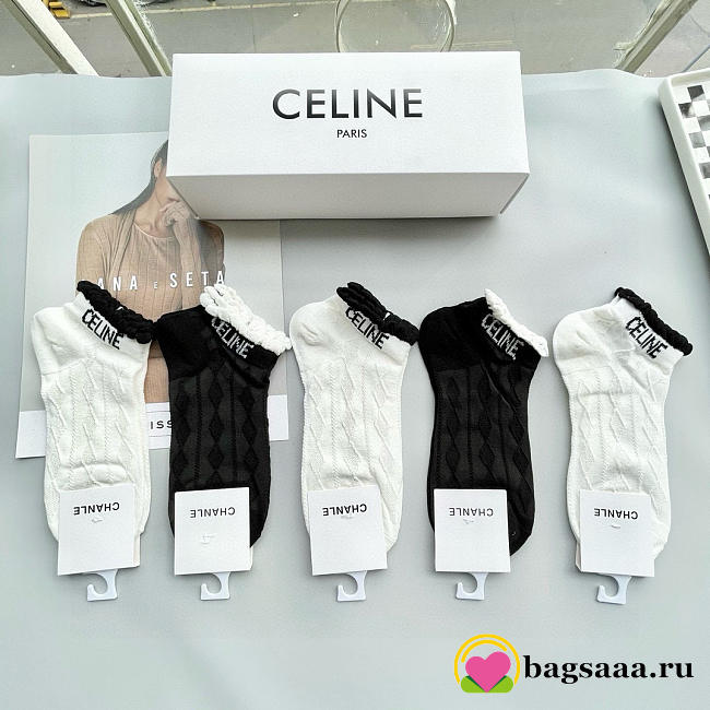 Bagsaaa Combo Celine Socks - 1