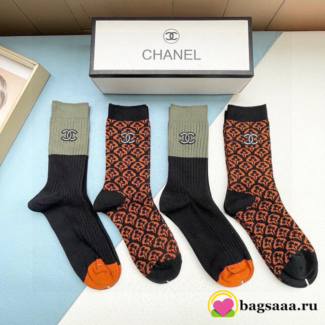 Bagsaaa Combo Chanel Socks - 1