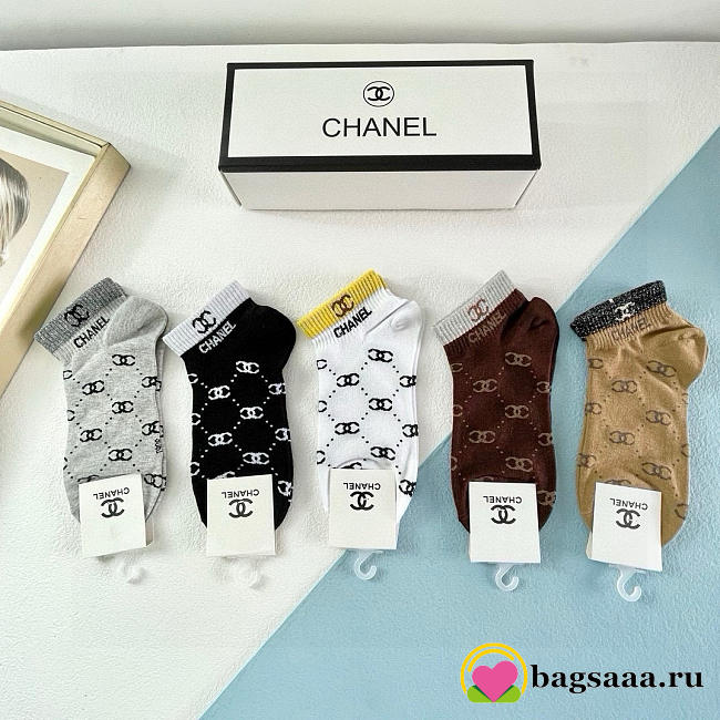 Bagsaaa Combo Chanel Socks 1 - 1