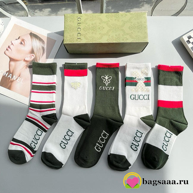 Bagsaaa Combo Gucci Socks 2 - 1