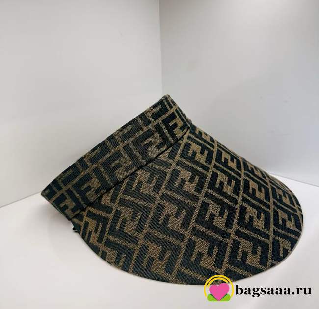 Bagsaaa Fendi Brown canvas visor - 1