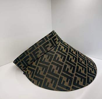 Bagsaaa Fendi Brown canvas visor