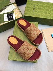 Bagsaaa Gucci original GG slide sandal - 4