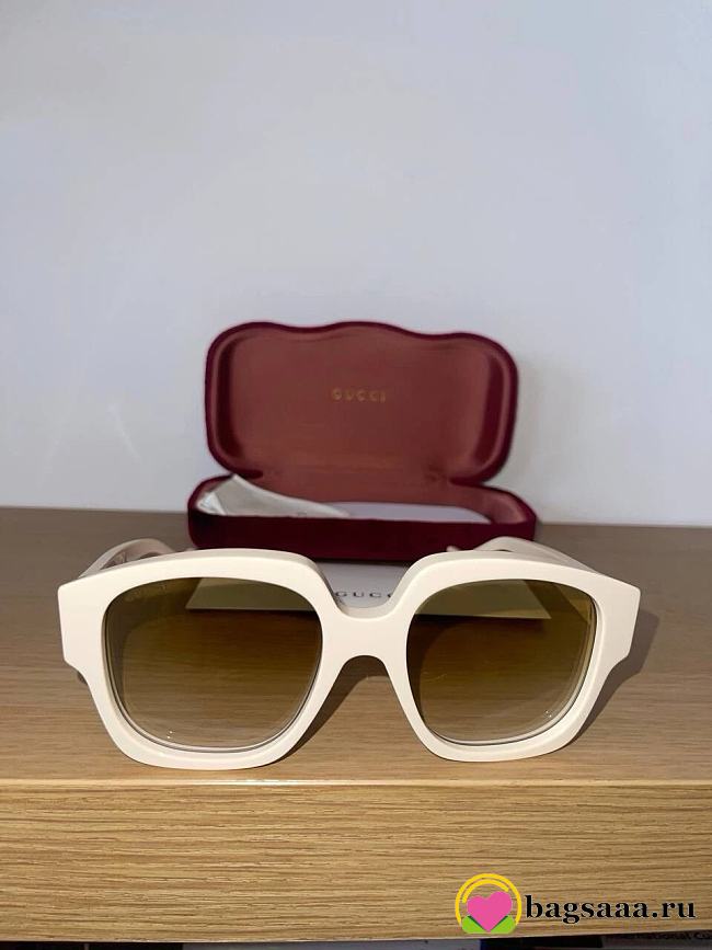 Bagsaaa Gucci vintage look ivory sunglasses - 1