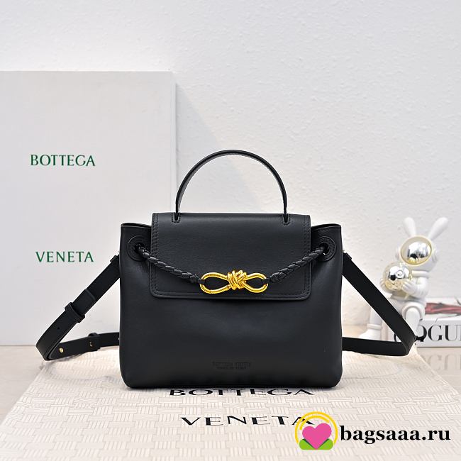 Bagsaaa Bottega Veneta Small Ciao Ciao 835835 Black - 26cm - 1