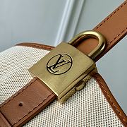 Bagsaaa LV M25468 Low Key Hobo PM Ecru/Cognac - 28cm  - 4