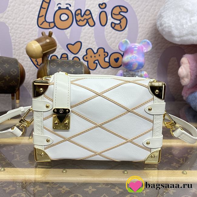 Bagsaaa LV M25216 Side Trunk PM Crème Beige - 19cm - 1