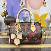 Bagsaaa M13094 LV x TM Speedy Bandoulière 20 Monogram cherry - 20.5cm - 1