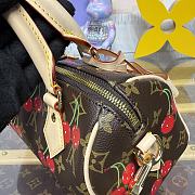 Bagsaaa M13094 LV x TM Speedy Bandoulière 20 Monogram cherry - 20.5cm - 3