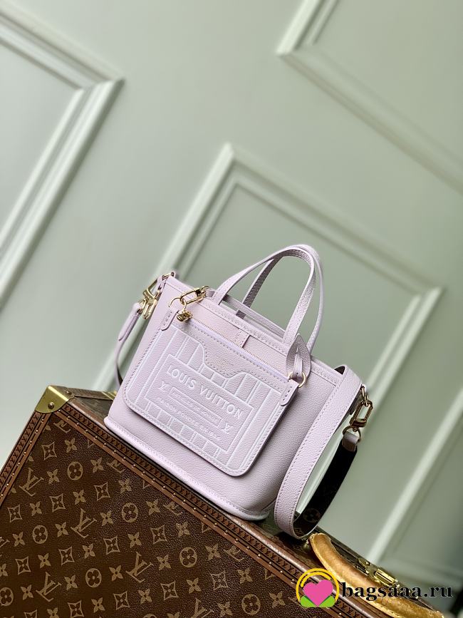 Bagsaaa LV M25656 Neverfull Bandoulière Inside Out BB Misty Lilac - 26,5cm - 1