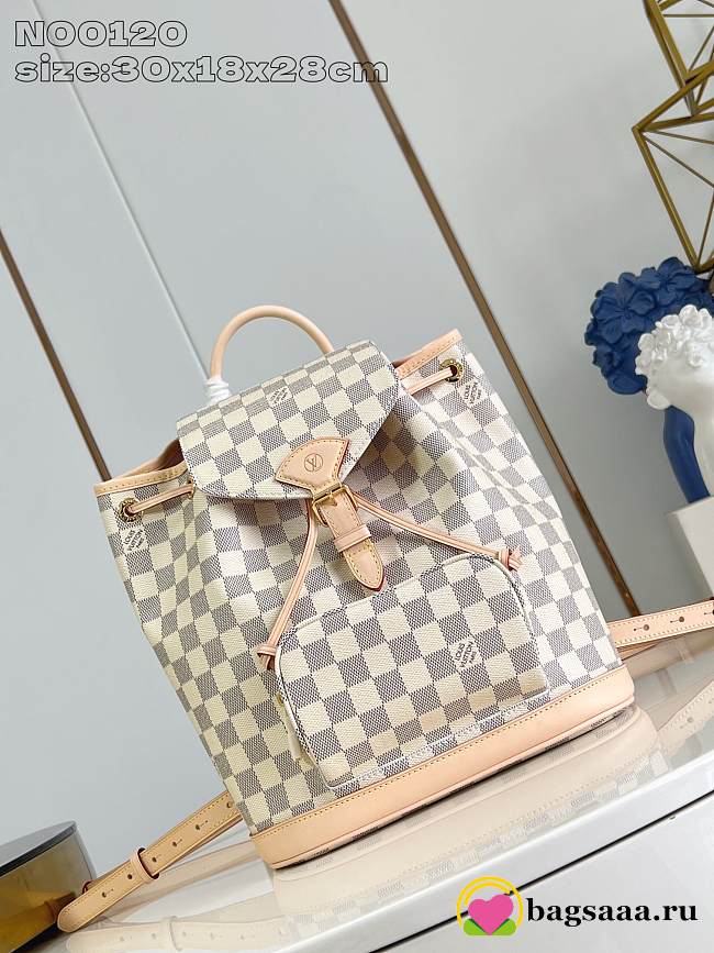 Bagsaaa LV N00120 Montsouris PM Damier Azur - 30cm - 1