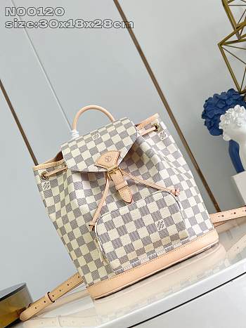 Bagsaaa LV N00120 Montsouris PM Damier Azur - 30cm