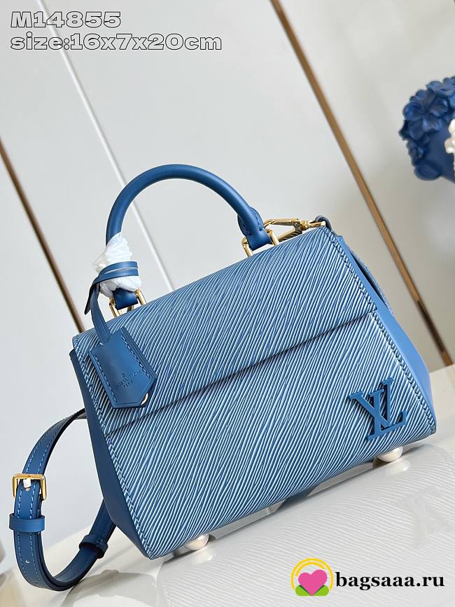 Bagsaaa LV M14855 Cluny Mini Denim Blue - 20cm - 1