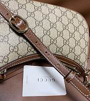 Bagsaaa Gucci GG Emblem small shoulder bag 847447 beige & brown - 24cm - 5