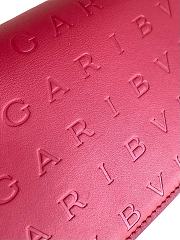 Bagsaaa Bulgari Red Embossed Crossbody Bag - 19cm - 3
