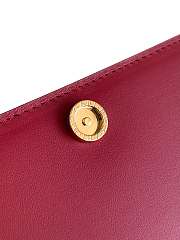 Bagsaaa Bulgari Red Embossed Crossbody Bag - 19cm - 2