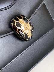 Bagsaaa Bvlgari Serpenti Forever Mini top handle bag Black - 19cm - 3