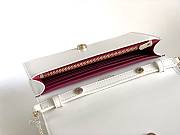Bagsaaa Bulgari White Embossed Crossbody Bag - 19cm - 3