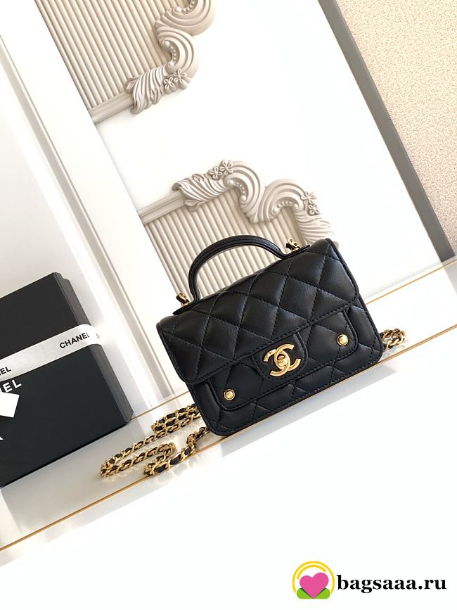Bagsaaa Chanel Clutch with chain AP4675 black - 15cm - 1