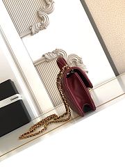 Bagsaaa Chanel Wallet on Chain AP4674 Burgundy - 19cm - 2