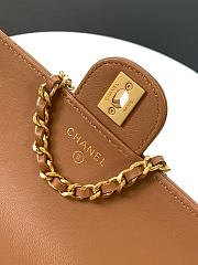 Bagsaaa Chanel Wallet on Chain AP4674 Brown - 19cm - 3