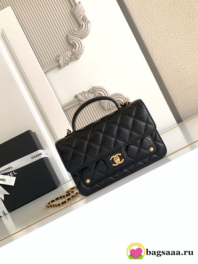 Bagsaaa Chanel Wallet on Chain AP4674 Black - 19cm - 1