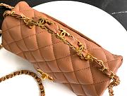 Bagsaaa Chanel Mini Flap Bag with Top Handle AS5701 Camel - 19.5cm - 4