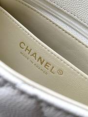 Bagsaaa Chanel Mini Flap Bag with Top Handle AS5701 White - 19.5cm - 2