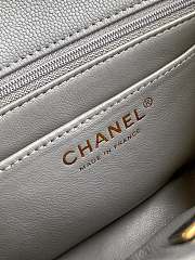 Bagsaaa Chanel Mini Flap Bag with Top Handle AS5701 Gray - 19.5cm - 2