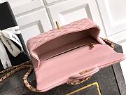 Bagsaaa Chanel Mini Flap Bag with Top Handle AS5701 Pink - 19.5cm - 3