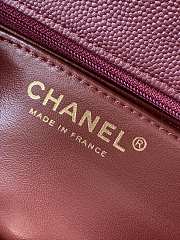 Bagsaaa Chanel Mini Flap Bag with Top Handle AS5701 Red - 19.5cm - 2