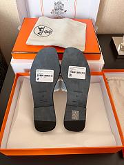 Bagsaaa Hermes Oran sandal denim - 4