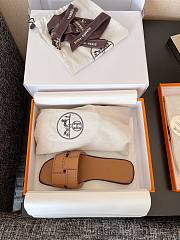 Bagsaaa Hermes Idioma sandal brown - 4