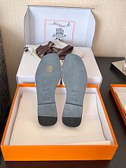 Bagsaaa Hermes Idioma sandal white - 4