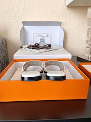 Bagsaaa Hermes Idioma sandal white - 3