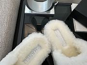 Bagsaaa Chanel White Shearling Slippers - 2